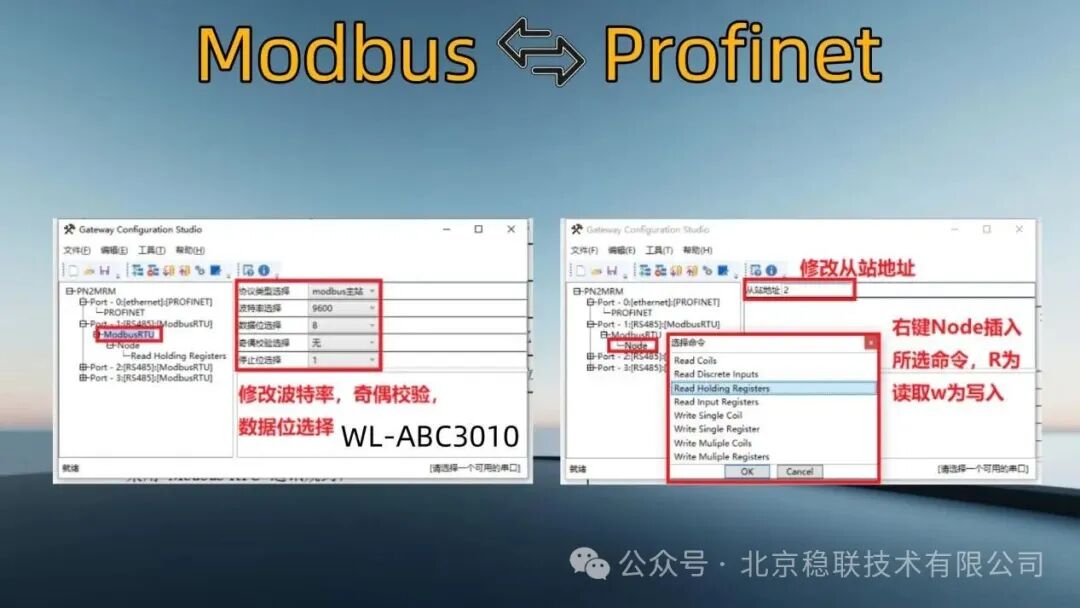 Modbus to Profinet Protocol Gateway and Mini Air Quality Monitoring System