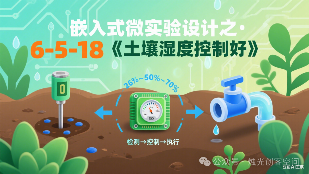 Embedded Micro-Experiment Design: Lesson 18 on Soil Moisture Control for Sixth Grade Information Technology
