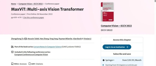 MaxViT: Multi-Axis Vision Transformer