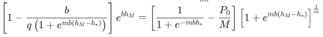 Maximum Precipitation Height
