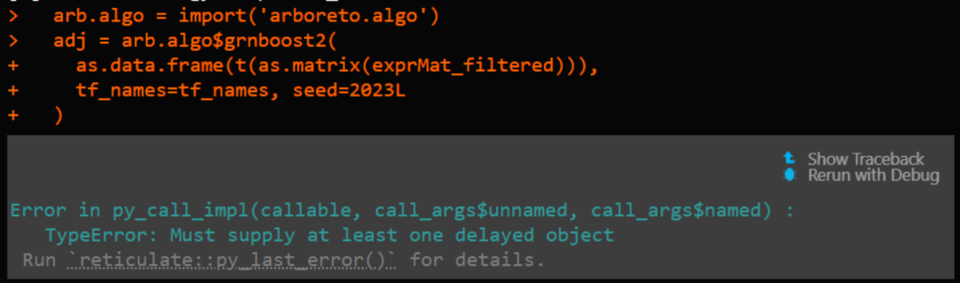 The R+Python Combination May Be the Best Way to Analyze SCENIC