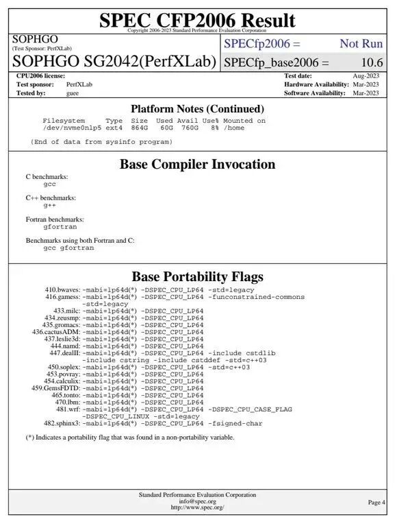 RISC-V Architecture 64-Core CPU Performance Testing