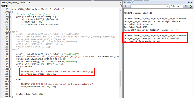 The Impact of the RESET# Pin of i.MXRT1064 Internal Flash on Program Startup and Operation