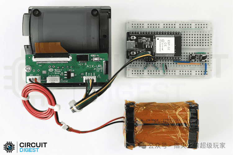 Can the ESP32 Be Used as a POS Receipt Printer? Multi-format Printing, ESC/POS Commands, Powered by 7.4V! One Board to Achieve Thermal Printing