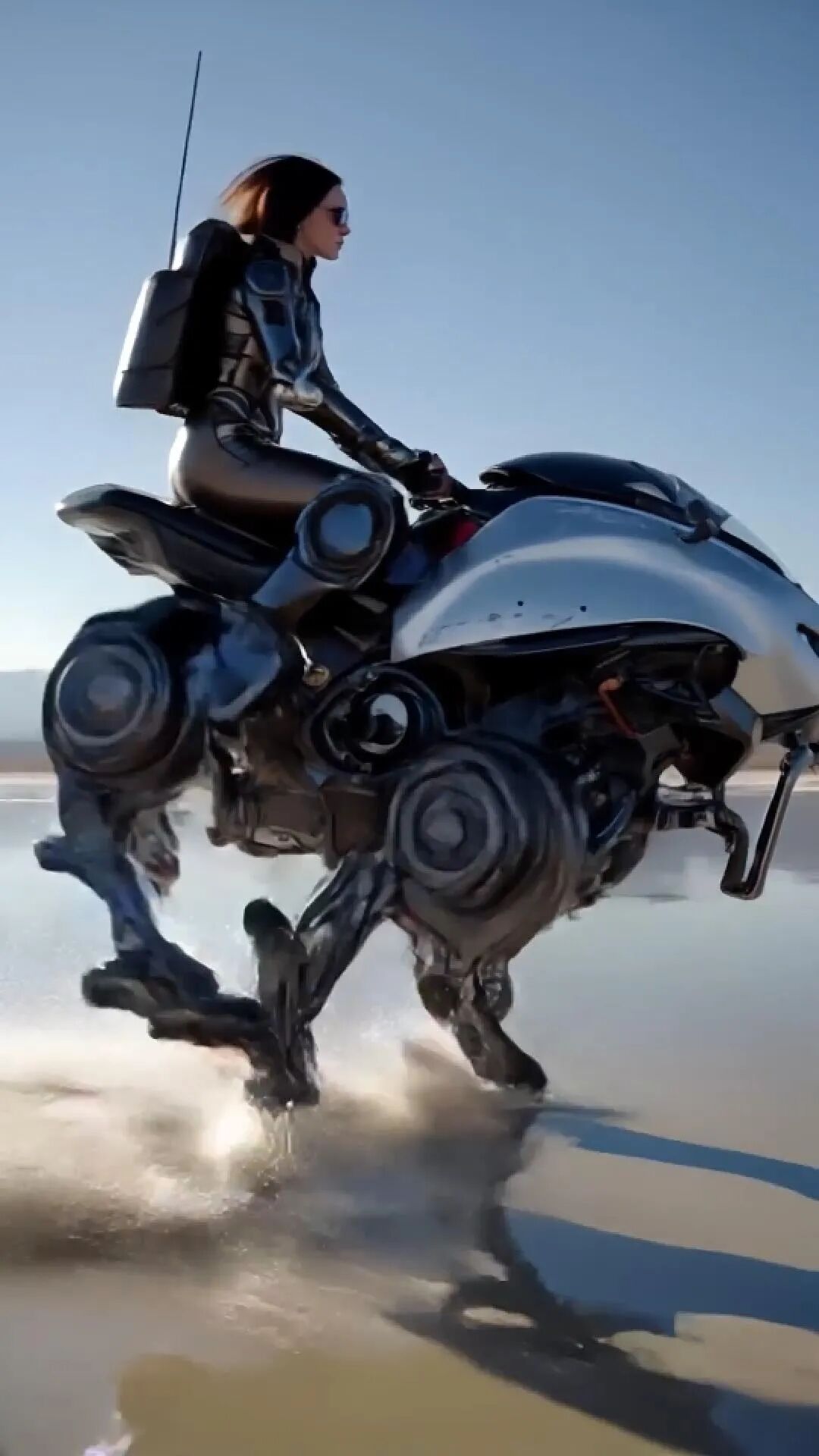 Robot Design: Female Rider Operating a Robotic Horse
