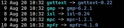 Installing GCC
