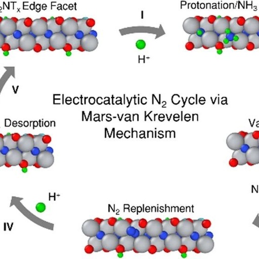 Lattice Nitrogen 'Self-Circulation': The 48% Faradaic Efficiency Code for Converting N₂ to NH₃ with 2D Ti₂NTₓ MXene