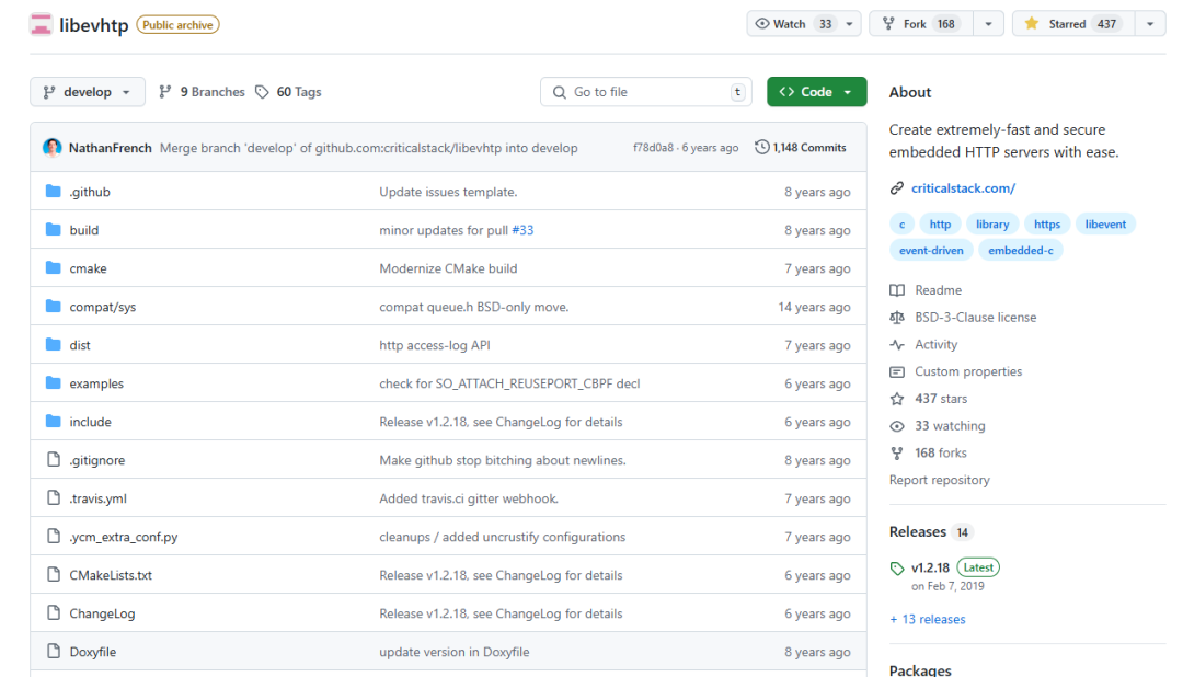 An Open Source HTTP Library Designed for Embedded Systems