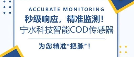 Instant Response and Accurate Monitoring! Ning Shui Technology's Intelligent COD Sensor for Precise Water Quality Assessment!