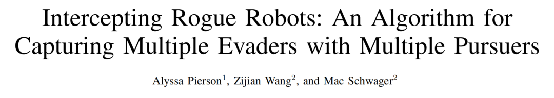 MATLAB | Multi-Agent Game | Intercepting Uncontrolled Robots: An Algorithm for Multiple Pursuers Capturing Multiple Evaders