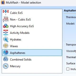 Model Definition and Simulation of Asphaltene Fluid in Multiflash: Part Two