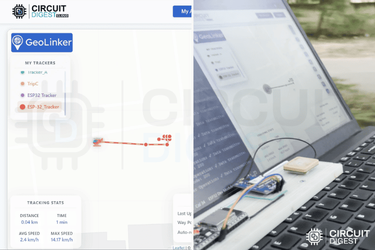 ESP32 + Neo-6M: Visualize Your Trajectory on a Cloud Map