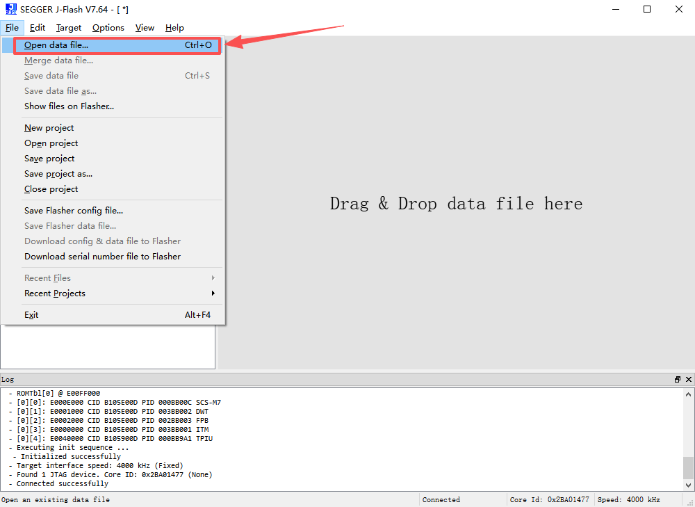 Programming GD32 with JLink and JFlash