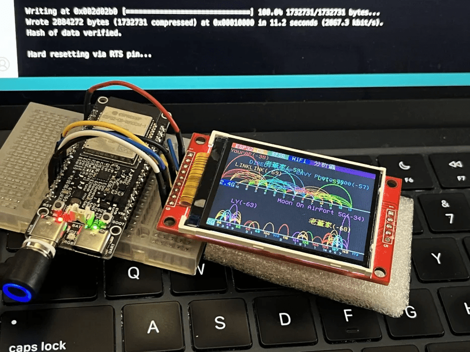 Minimalist AI Potato Counter, ESP32-C5 Dual-Band WiFi Signal Analyzer, Portable Hand-Drawn Photo Machine | DF Maker Weekly (Issue 153)