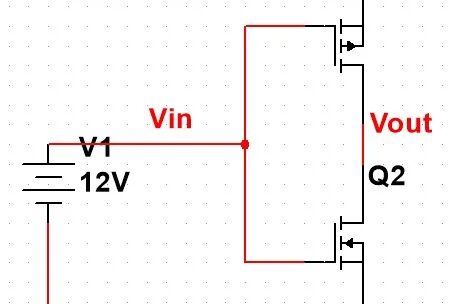 CMOS Inverter Simulation in NI Multisim