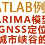 ARIMA Model for GNSS Positioning Error Prediction in Urban Canyon Environments