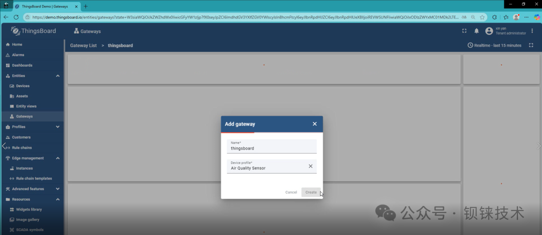ARMxy Integrated ThingsBoard IoT Gateway Solution