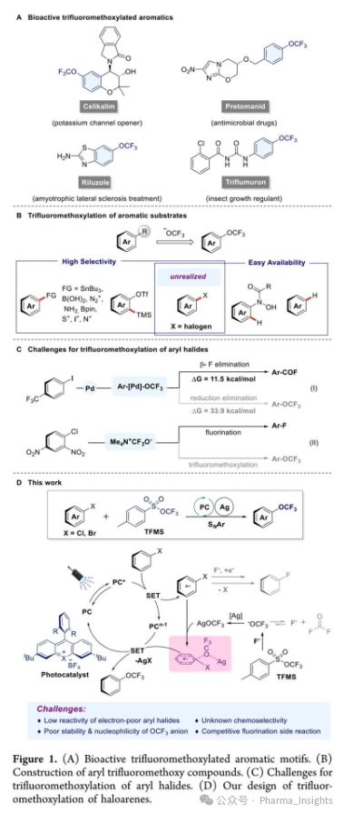 First Direct Trifluoromethoxylation of Aryl Halides Achieved by the Team of Professor Tang Pingping at Nankai University