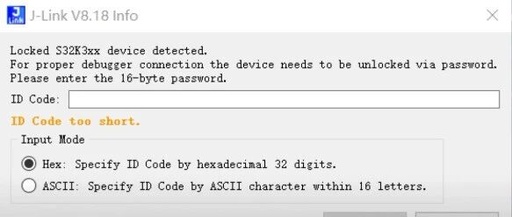 Unlocking the S32K3 Using PE Multilink