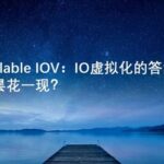 Scalable IOV: Is IO Virtualization the Answer or Just a Passing Fad?