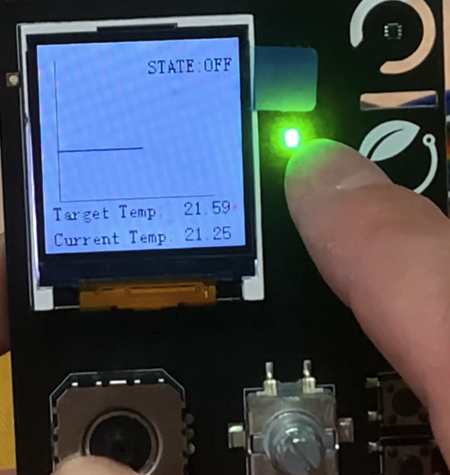 IIC + PWM + LCD UI: Building an Intelligent Temperature Control System with AVR64DD32