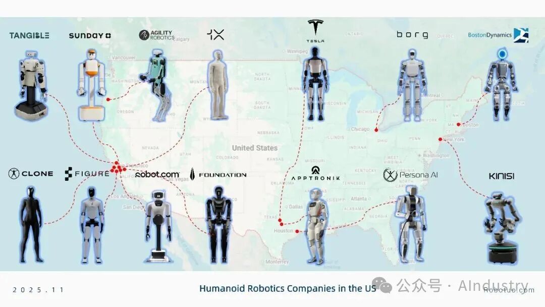 Ecological Map of Humanoid Robots in China and the United States