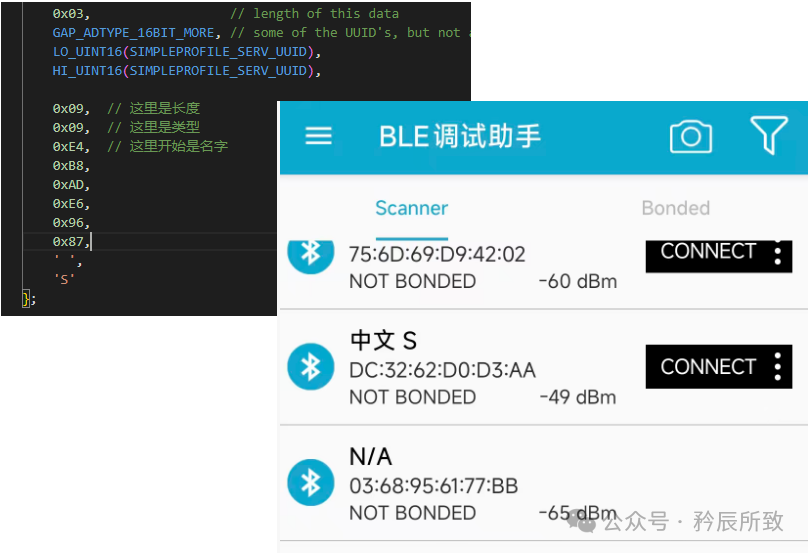 BLE Bluetooth Advertising Packet Format and Parsing
