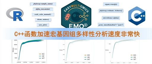 Accelerating Metagenomic Diversity Analysis with C++ Functions in EasyMultiOmics