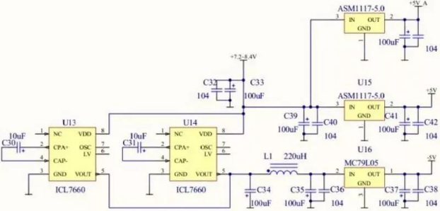 How is Negative Voltage Commonly Generated in Microcontrollers?