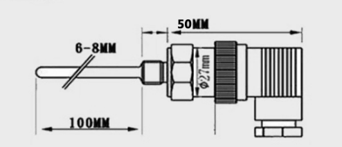 Temperature Sensor | Threaded Hirschmann Insert