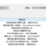 Batch Scraping of Douban Movie Top 250 Information (Ranking, Name, Rating) Using Python