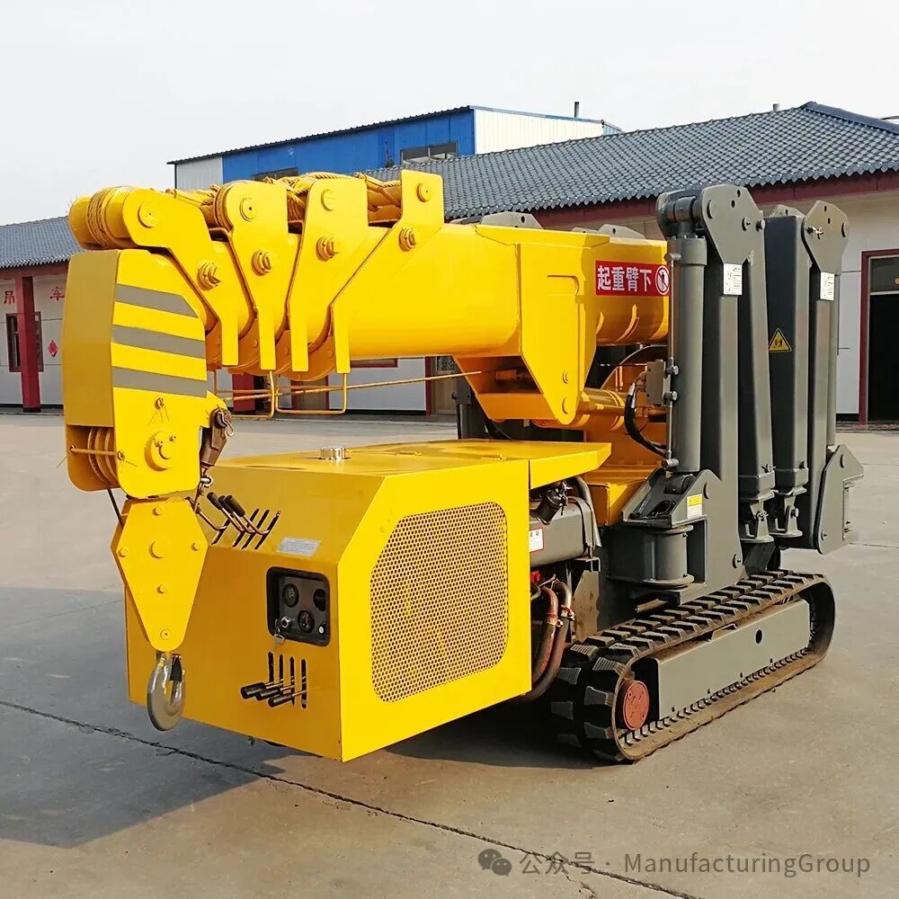 3t Rotatable Multifunctional Small Crawler Spider Crane
