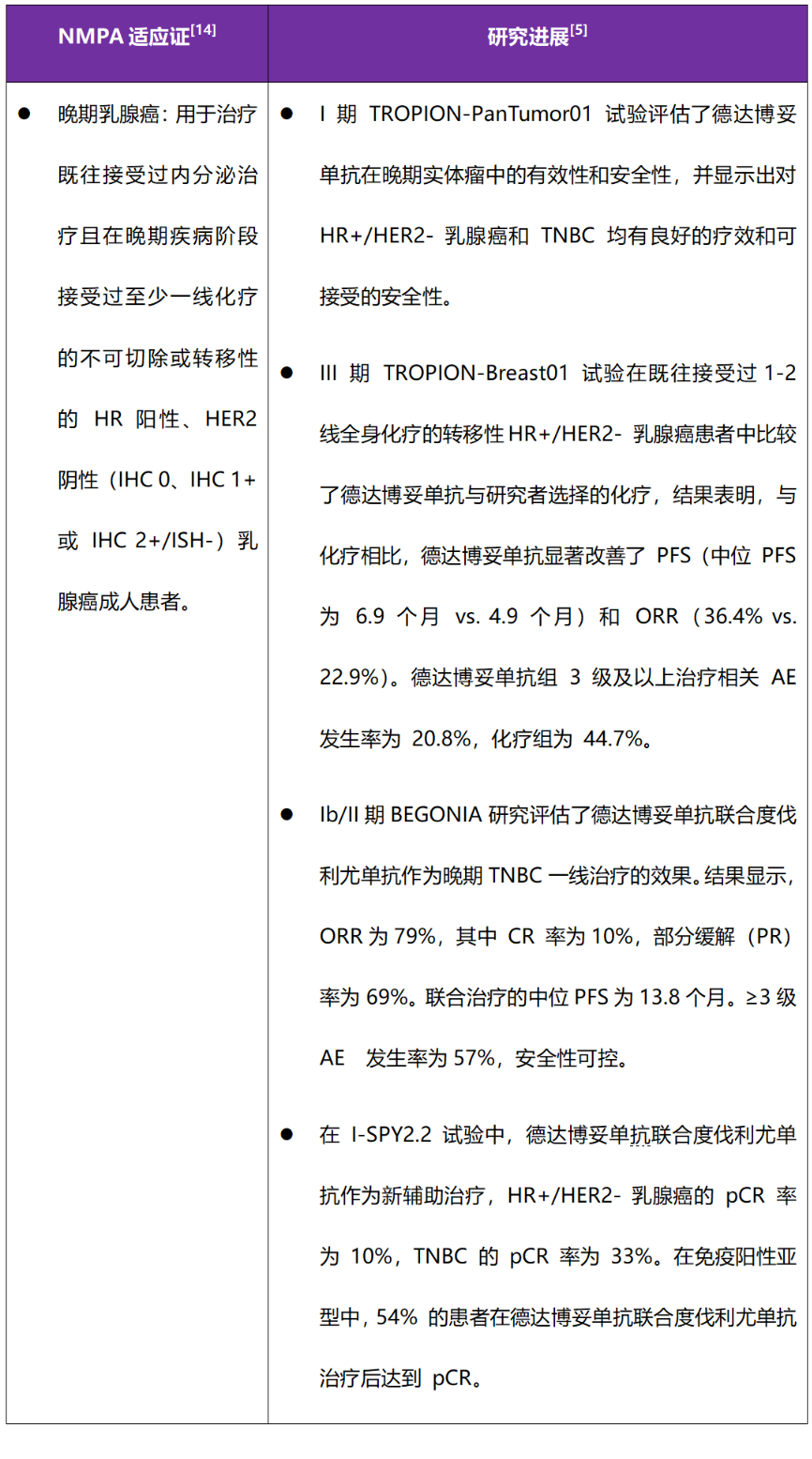 Overview of Six Major Breast Cancer ADCs Launched in China