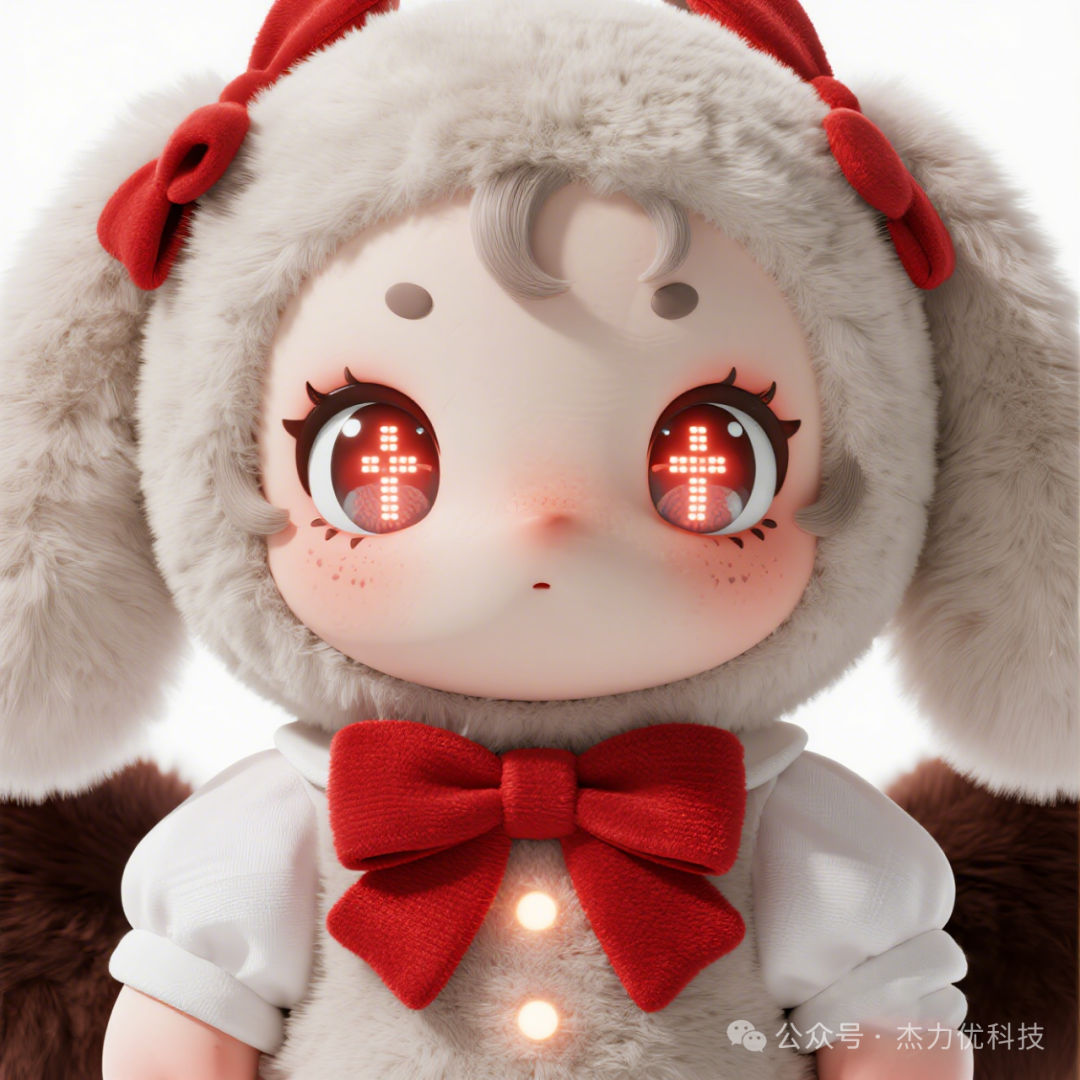 AI Plush Toy Dual-Eye Display: Synchronous and Asynchronous Modes