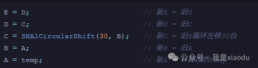 SHA1 Encryption Algorithm Process