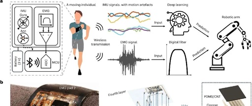 Noise-Resistant Human-Machine Interaction Interface Based on Deep Learning Enhanced Wearable Sensors
