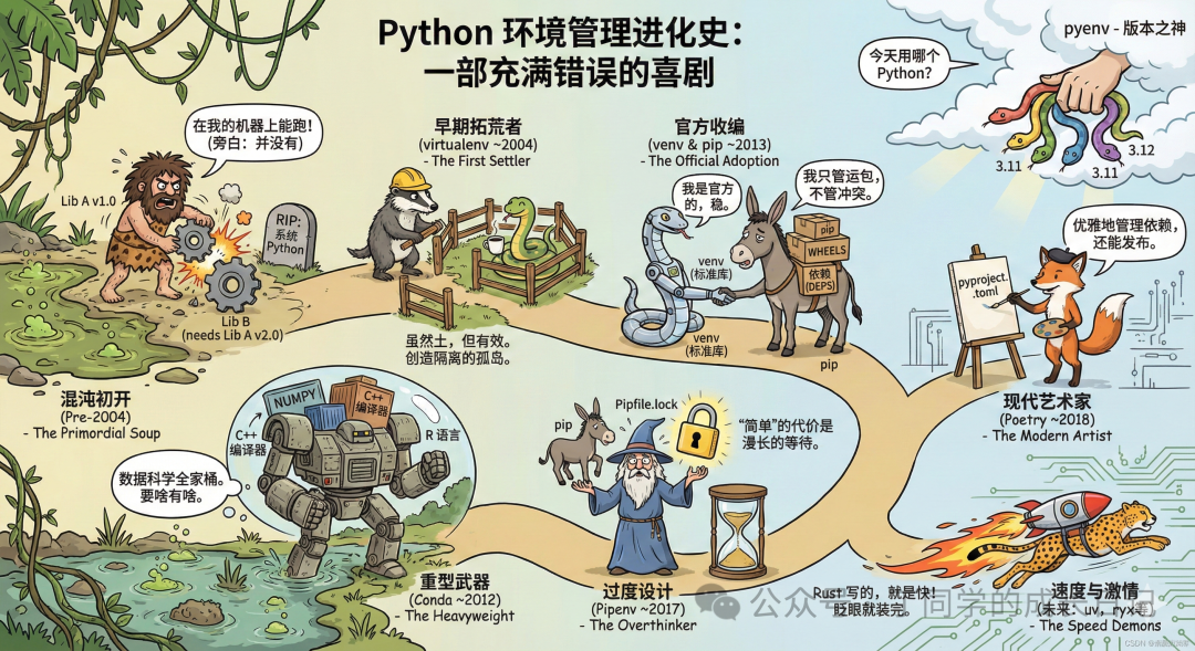 The Evolution of Python Dependency Management