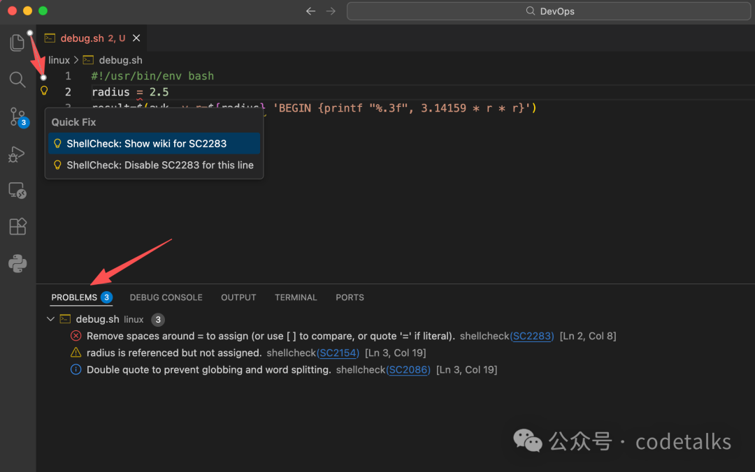 Static Code Analysis Tool for Linux Shell Scripts: ShellCheck