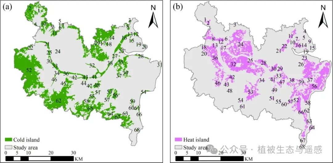 Research on Urban Heat-Cool Interaction Systems and Heat Island Mitigation Based on Complex Network Analysis and XGBoost/SHAP Models