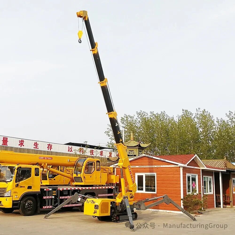3t Rotatable Multifunctional Small Crawler Spider Crane
