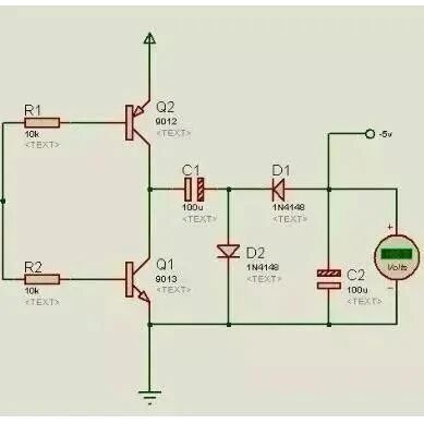 How is Negative Voltage Commonly Generated in Microcontrollers?