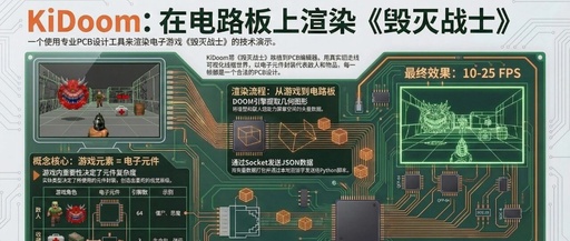 KiDoom: Playing DOOM on a Circuit Board