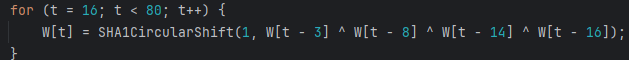 SHA1 Encryption Algorithm Process