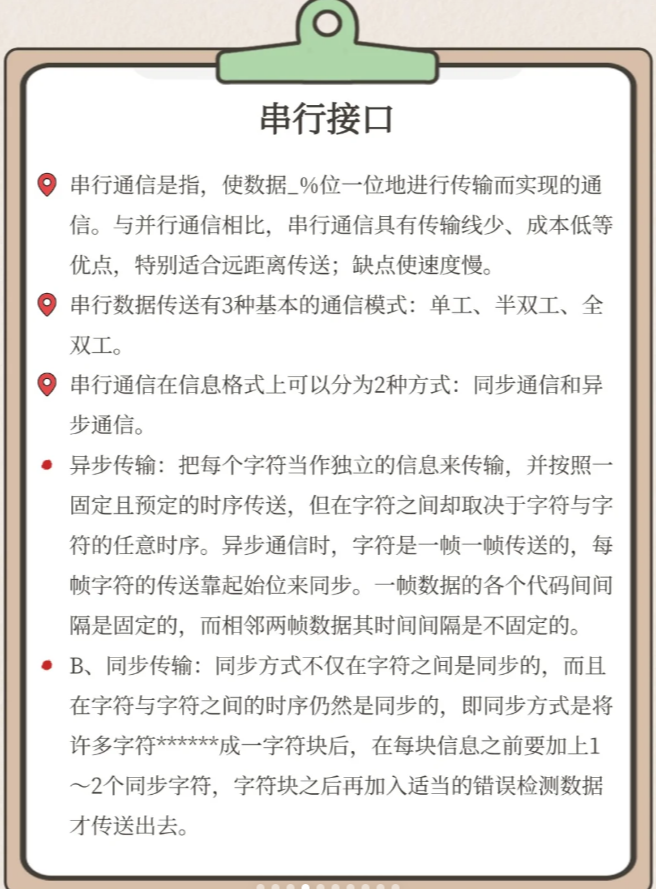 Summary of Embedded System Knowledge (Peripheral Interface)
