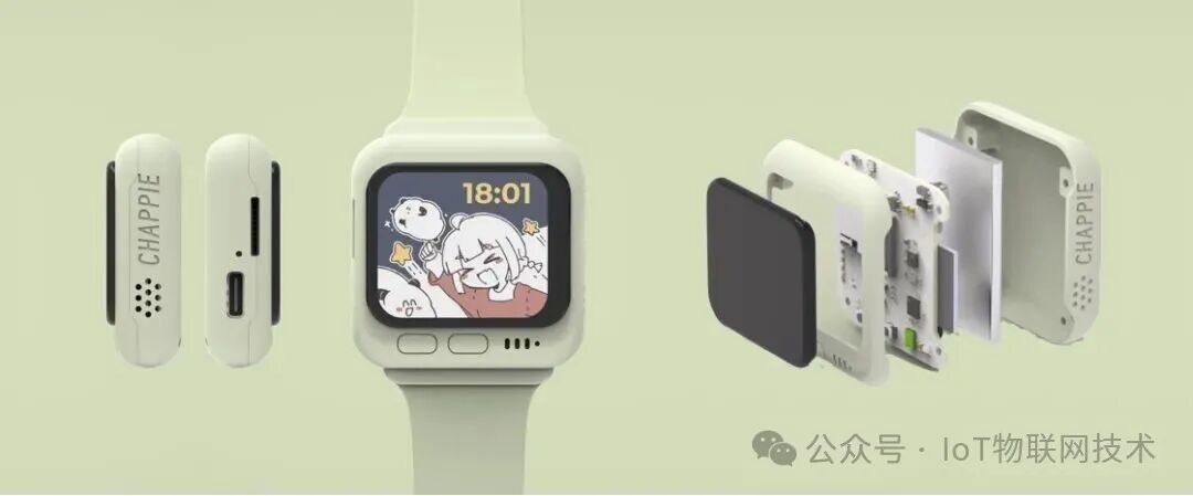 DIY Smart AI Watch for 80 Yuan: 100% Open Source, Based on ESP32 with 1.8-Inch LED Screen, Built-in Pedometer, Compass, and Barometer