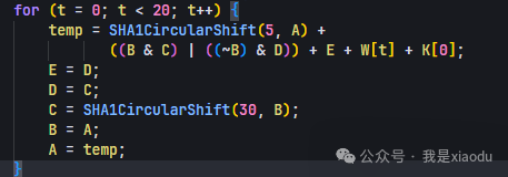 SHA1 Encryption Algorithm Process