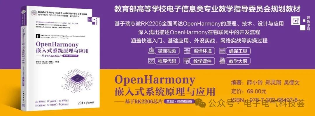 Principles and Applications of OpenHarmony Embedded Systems: Teaching and Learning (Micro-course Videos + Program Code + Teaching Materials + Syllabus)