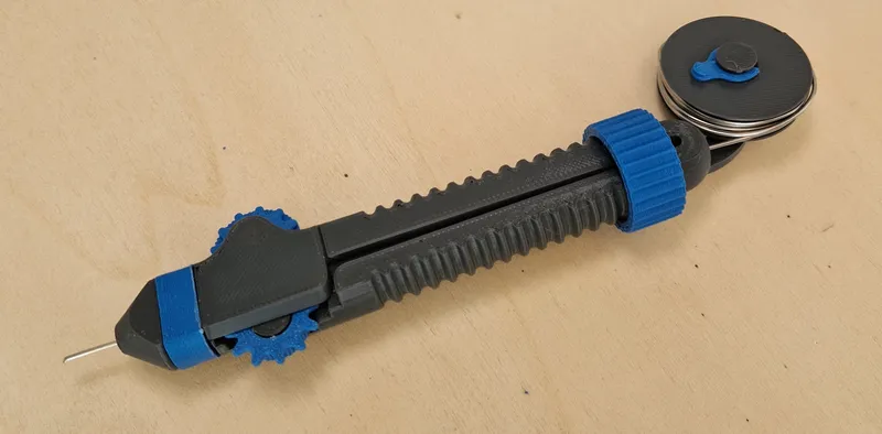 Soldering Enthusiasts, This Fully 3D Printed Solder Reel is Really Useful