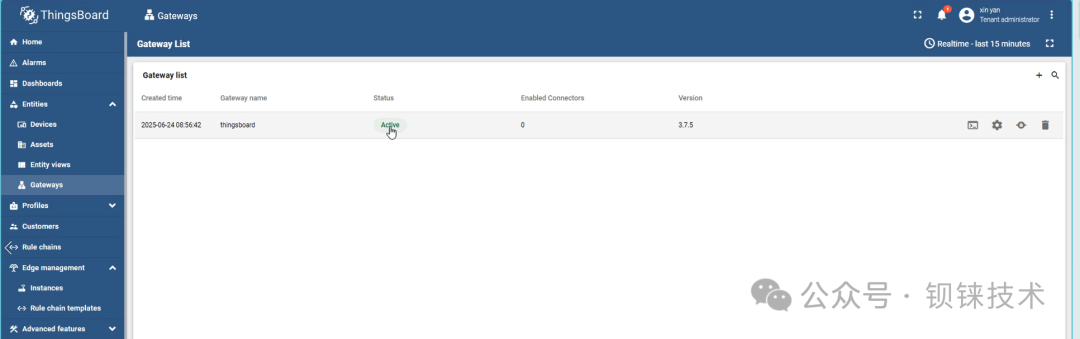ARMxy Integrated ThingsBoard IoT Gateway Solution