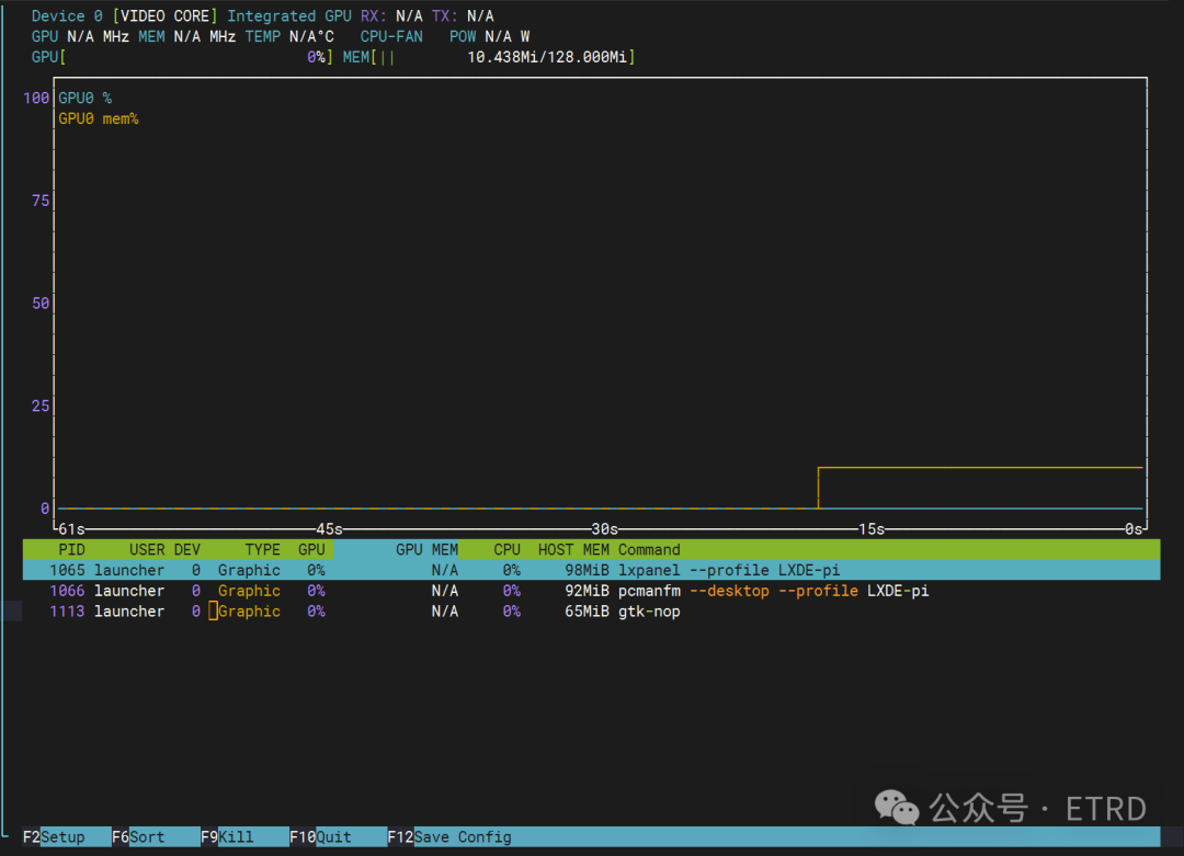 Installing NVTOP on Raspberry Pi 5 to Monitor GPU and Memory Usage